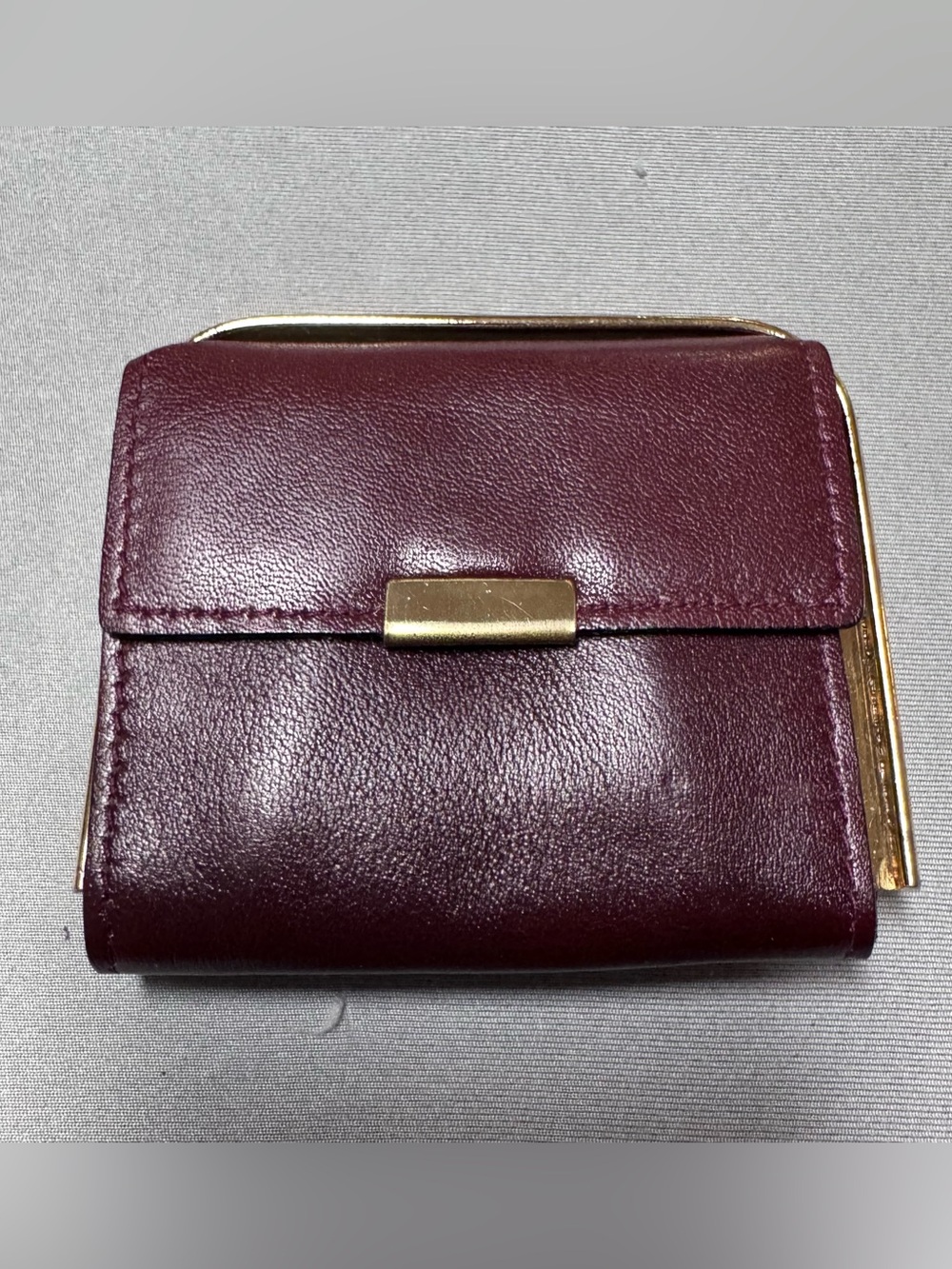 Vintage small ETIENNE AIGNER Leather Coin Wallet Purse Keychain Key Pouch Bag - Picture 2 of 6